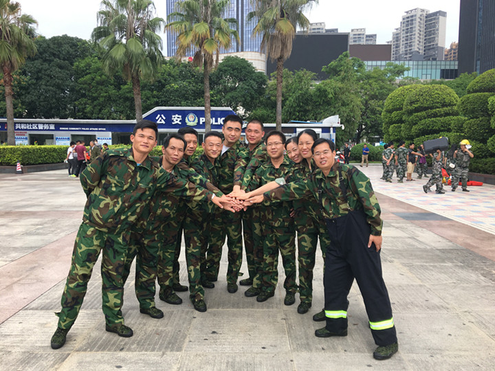 參與消防大比武，意識技術(shù)雙提升