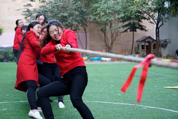 我運動、我健康、我快樂——蒲公英運動會開幕啦