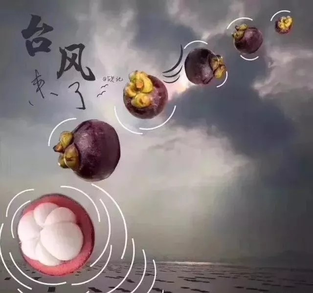 臺風無情人有情，應對臺風“山竹”，我們團結一心。